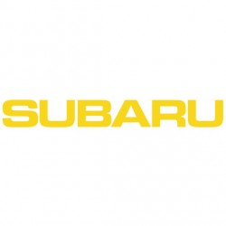 Sticker Subaru Jaune