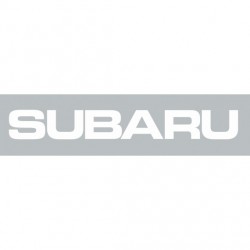 Sticker Subaru Jaune signature