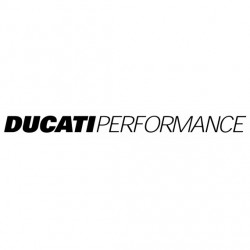 Stickers Ducati (bandeau noir et blanc)
