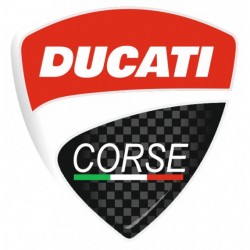 Stickers Ducati (noir seul)