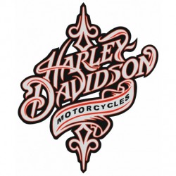 Stickers Harley Davidson (lettrine)