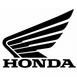Stickers Honda vintage jaune