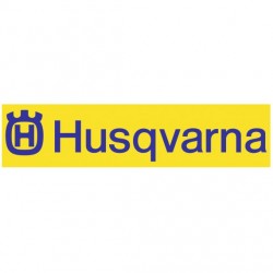 Stickers HUSQVARNA logo jaune et bleu