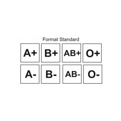 Etiquette groupe sanguin