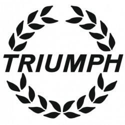 Stickers Triumph noir