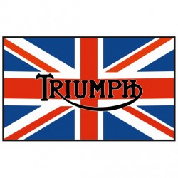 Stickers Triumph Drapeau anglais