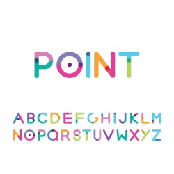 Sticker Alphabet cube