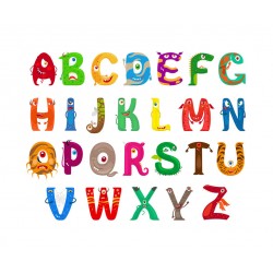 Sticker Alphabet zoo