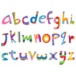 Sticker Alphabet donut