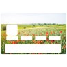 Sticker CB champs coquelicot