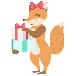 Sticker raton laveur cadeau