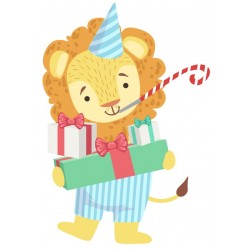 Sticker renarde cadeau