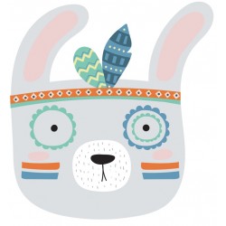 Sticker tête ourson