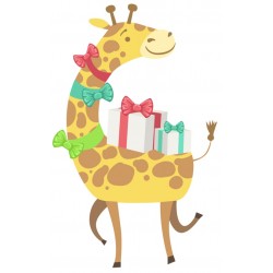 Sticker éléphant cadeau