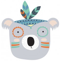 Sticker tête cerf