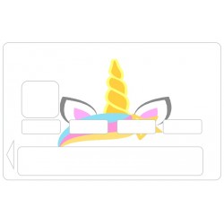 Sticker CB licorne corne