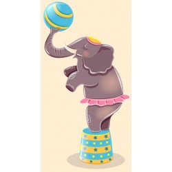 Sticker magicien cape lapin