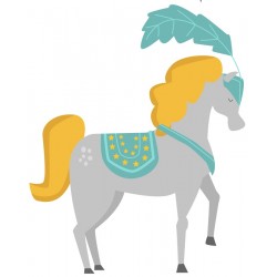 Sticker lion dompteur