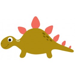 Sticker dinosaure volant marron