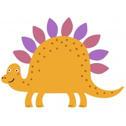 Sticker dinosaure poule
