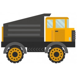 Sticker grue marron