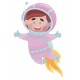 Sticker astronaute voiture