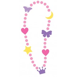 Sticker arc-en-ciel violet