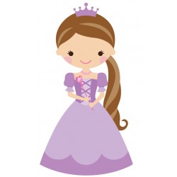 Sticker fille bleue