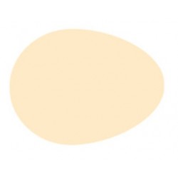 Sticker poule beige