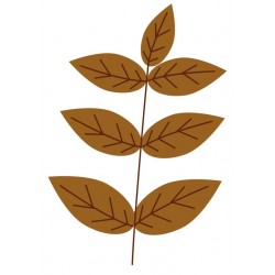 Sticker cheval marron beige