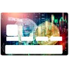 Sticker carte bancaire Bitcoin bourse