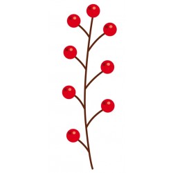 Sticker arbre jaune rouge