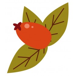 Sticker arbre ondulé marron