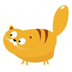 Sticker renard rouge