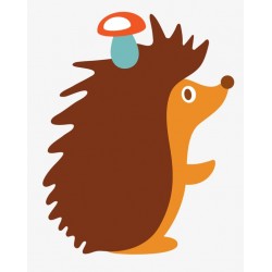 Sticker regard écureuil noisette