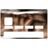 Sticker carte bancaire homme muscle