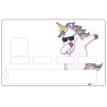 Sticker carte bancaire licorne