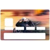 Sticker carte bancaire Moto