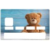 Sticker carte bancaire Ourson