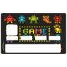 Sticker carte bancaire game over
