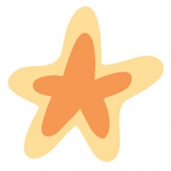 Sticker plume verte jaune