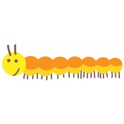 Sticker fourmi volante violette jaune pâle