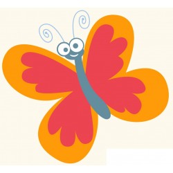 Sticker abeille expressive