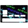 Sticker carte bancaire game over