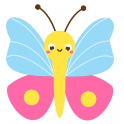 Sticker escargot marron jaune
