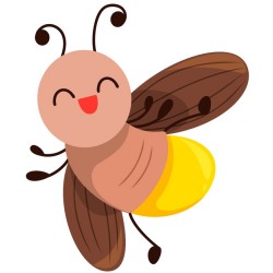 Sticker coccinelle rouge pommettes roses