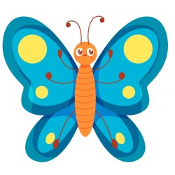 Sticker abeille beige jaune