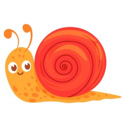 Sticker libellule grise trompe