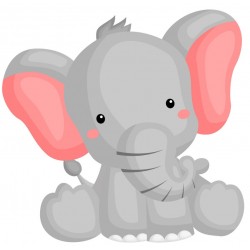 Sticker zèbre blanc rayé museau gris
