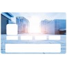 Sticker carte bleu urbain